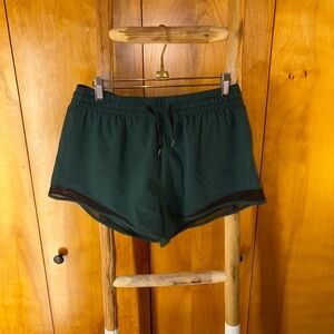 NWT Stylish Green Athletic Shorts for Women